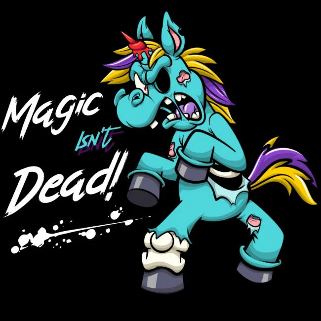 NAISTEN PAITA musta - MAGIC UNICORN (00 656) - Image 2