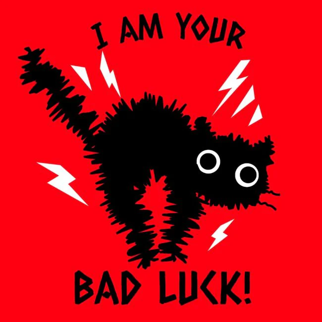 NAISTEN PAITA PUNAINEN - BAD LUCK (43) - Image 2