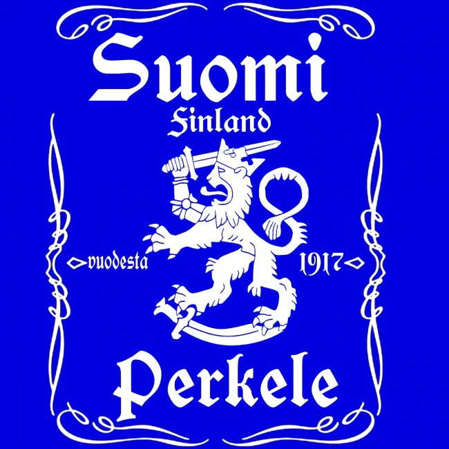 NAISTEN PAITA sininen - SUOMI PERKELE - Image 2