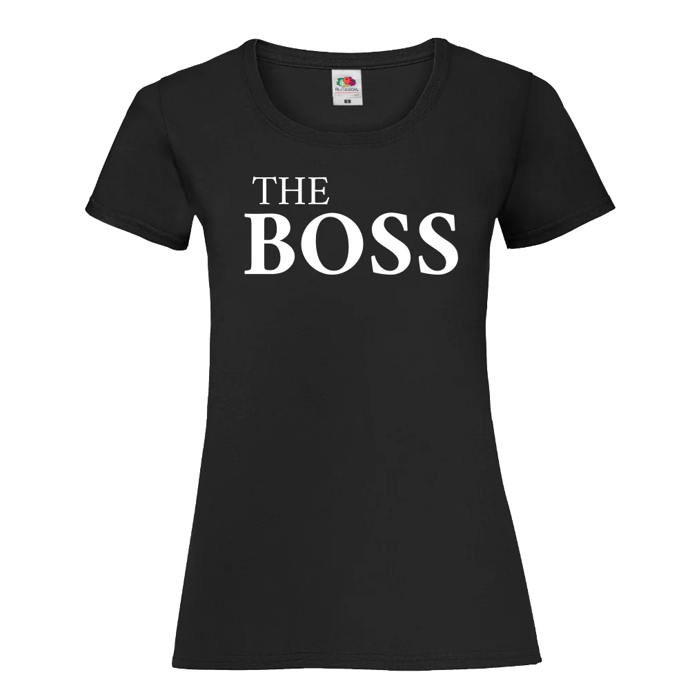 NAISTEN T-PAITA + LASTEN T-PAITA - THE BOSS (316) - Image 3