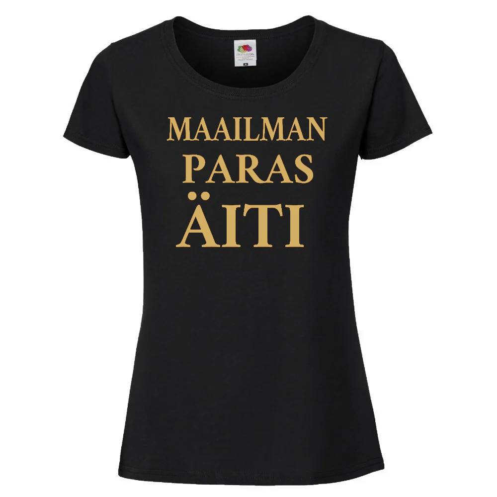 NAISTEN T-PAITA + LASTEN T-PAITA - MAAILMAN PARAS ÄITI/LAPSI (00 57) - Image 2