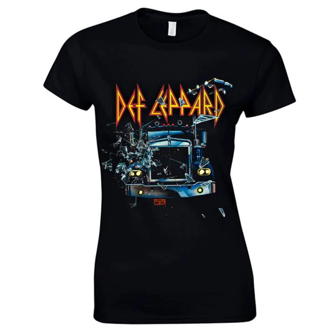 NAISTEN T-PAITA - ON THROUGH THE NIGHT - DEF LEPPARD (LF8348)