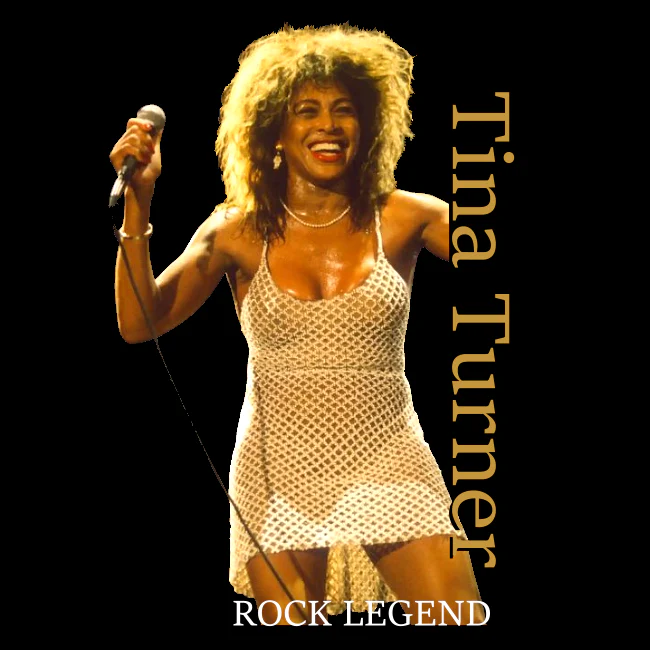 NAISTEN T-PAITA TINA TURNER ROCK LEGEND (00 3012) - Image 2