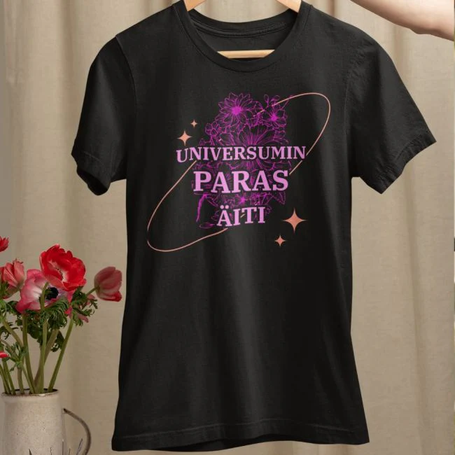 NAISTEN T-PAITA - UNIVERSUMIN PARAS ÄITI (00 820) - Image 2
