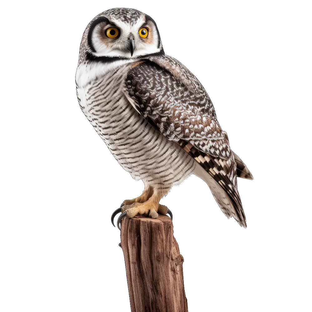 Northern hawk owl bird 1- paitakuva