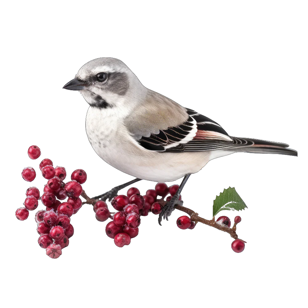 Northern shrike bird 1- paitakuva