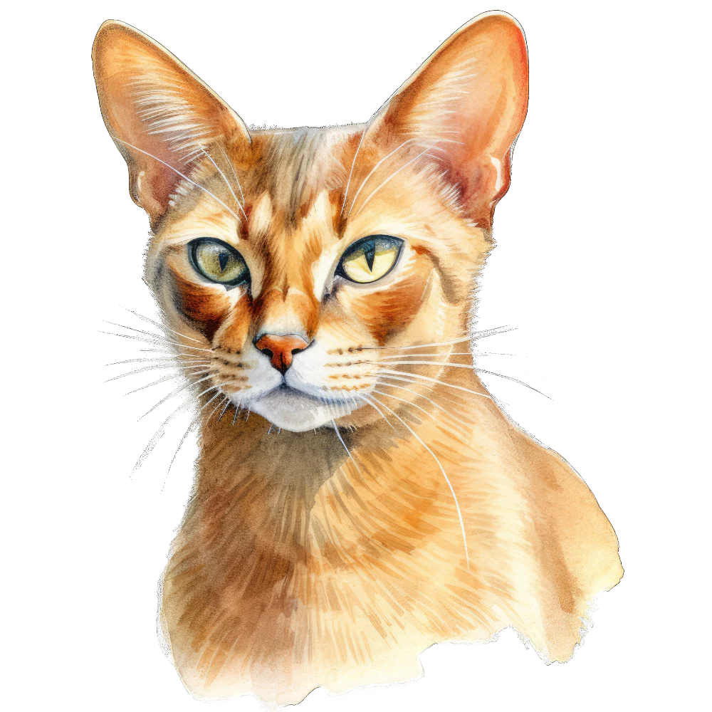 PAITAKUVA - Abyssinian cat portrait