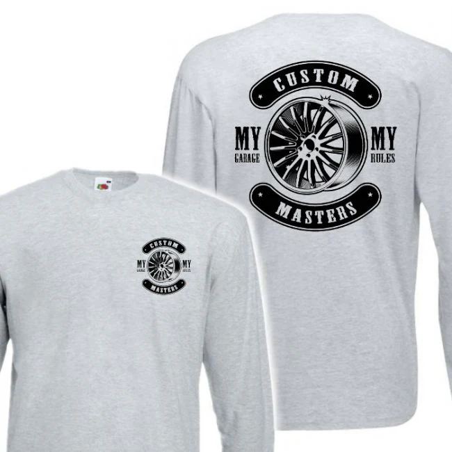 Harmaa pitkähihainen tp - Custom MASTER (00 517)
