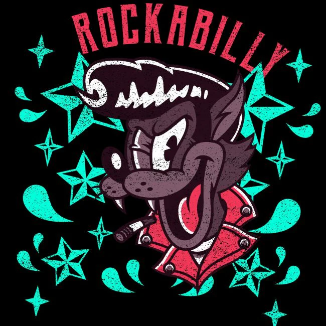 Pitkähihainen T-Paita - ROCKABILLY - SPEED KINGS - Image 2