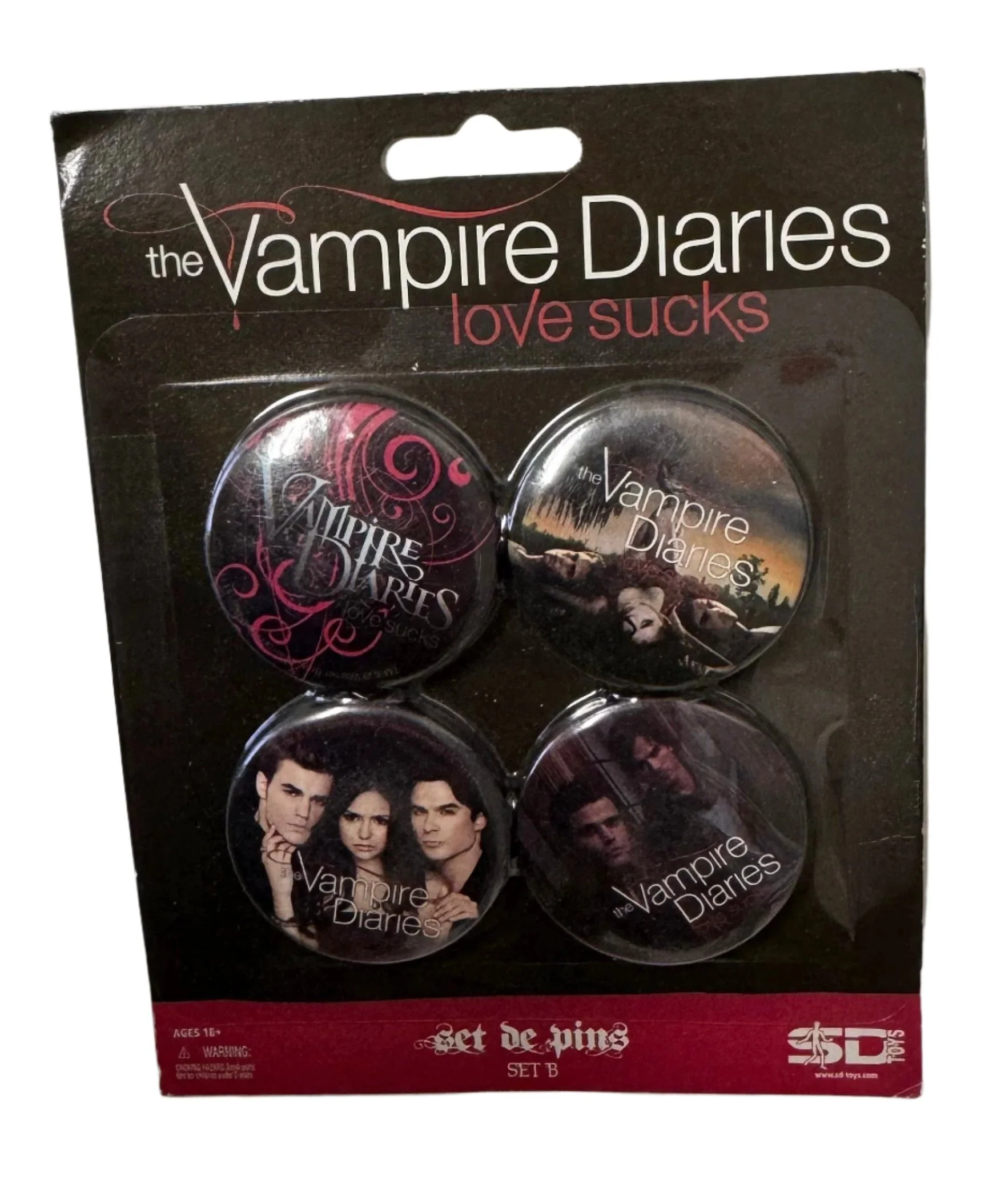 PINSSISETTI - VAMPIRE DIARIES Set B (LF4015)
