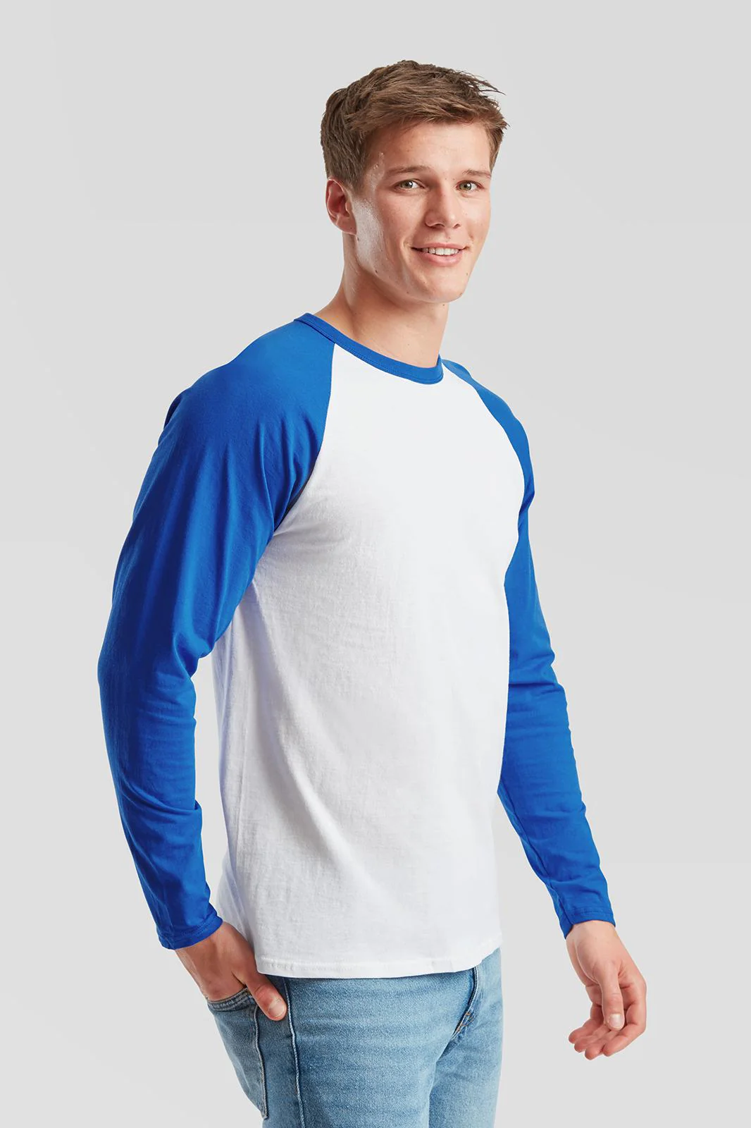 PITKÄHIHAINEN BASEBALL T-PAITA