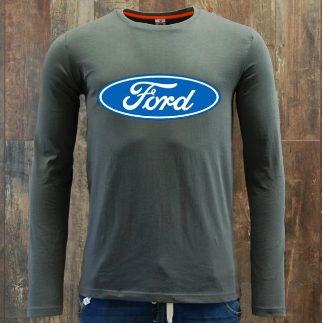 PITKÄHIHAINEN T-PAITA SMOKE - FORD LOGO (356) - PINETA