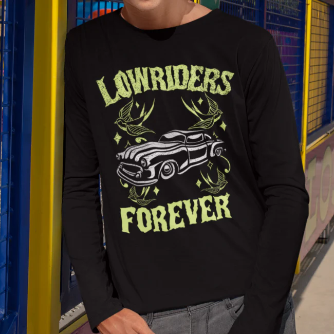 Pitkähihainen T-Paita - lowriders forever - SPEED KINGS