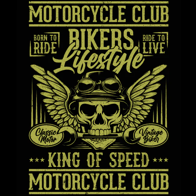 PITKÄHIHAINEN T-PAITA MUSTA - BIKERS LIFESTYLE - PINETA (00 1934) - Image 2