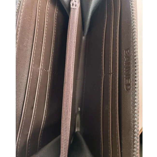 RAHAPUSSI - Banned Steampunk wallet with stripes - Image 2
