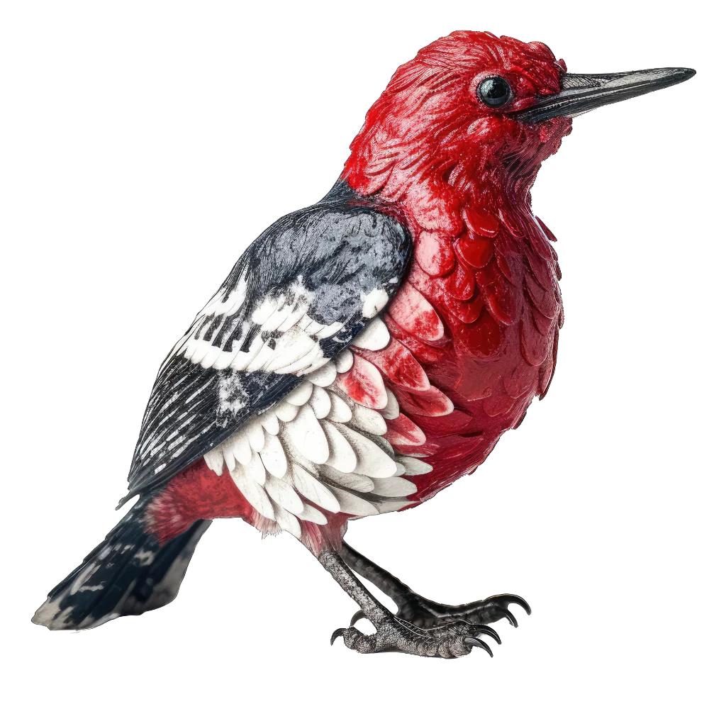 Red-breasted sapsucker bird 1- paitakuva