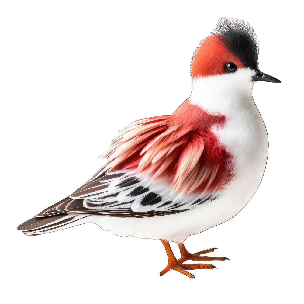 Red phalarope bird 1- paitakuva