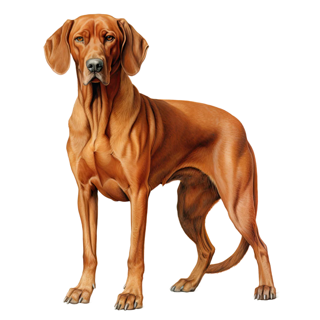 Redbone Coonhound / Punainen pesukarhukoira DogBreeds 004