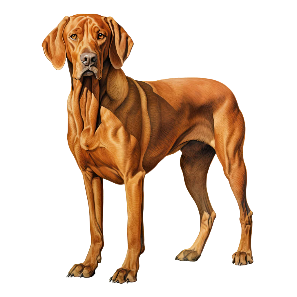 Redbone Coonhound / Punainen pesukarhukoira DogBreeds 006