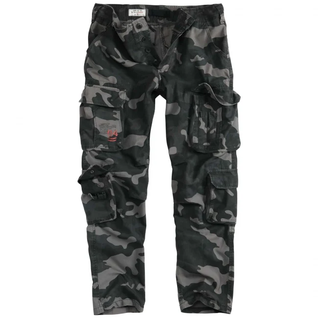 REISITASKUHOUSUT - AIRBORNE SLIMMY blackcamo