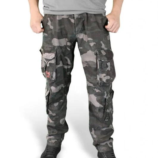 REISITASKUHOUSUT - AIRBORNE SLIMMY blackcamo - Image 2