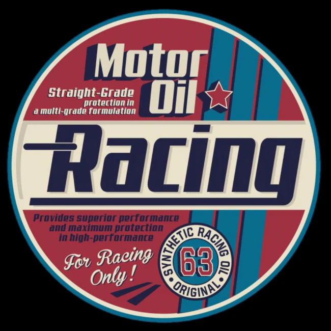 RETRO CAR HUPPARI MUSTA - MOTOR OIL RACING (00 1999) - Image 2