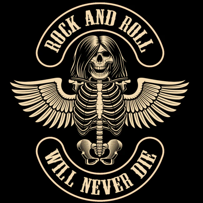 ROKKI HUPPARI MUSTA - NEVER DIE (00 1097) - Image 2