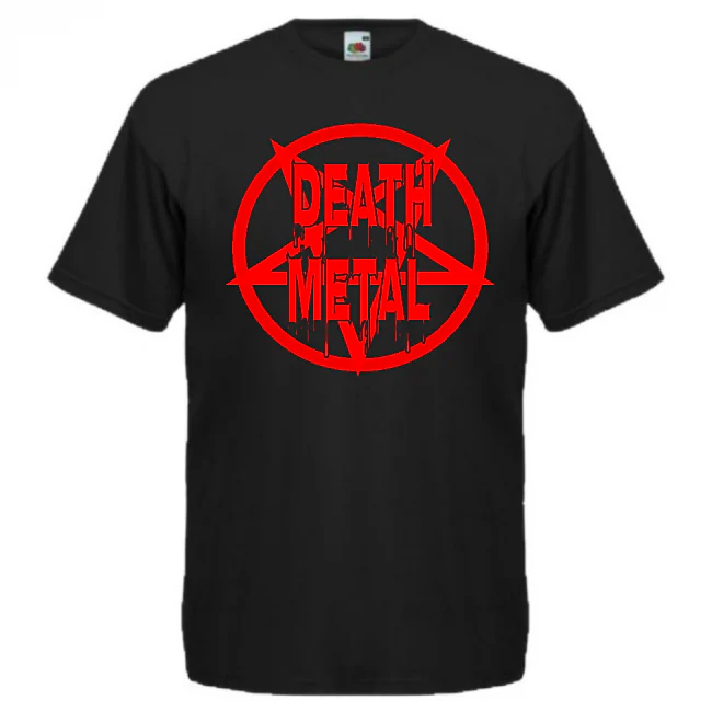 ROKKI T-PAITA musta - DEATH METAL (00 2538)