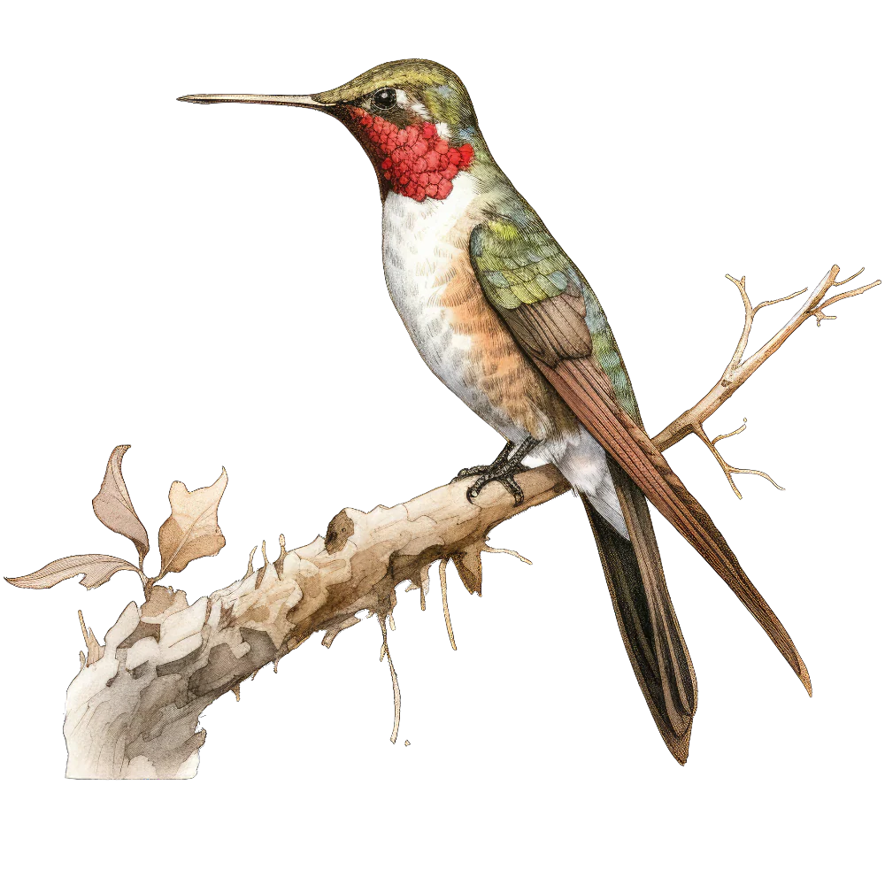 Ruby-throated hummingbird bird 2- paitakuva