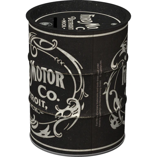 Säästölipas (tynnyri) Ford - Vintage Logo - Image 3