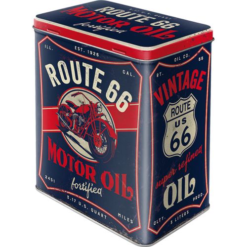 Säilytyspurkki L Route 66 Motor Oil