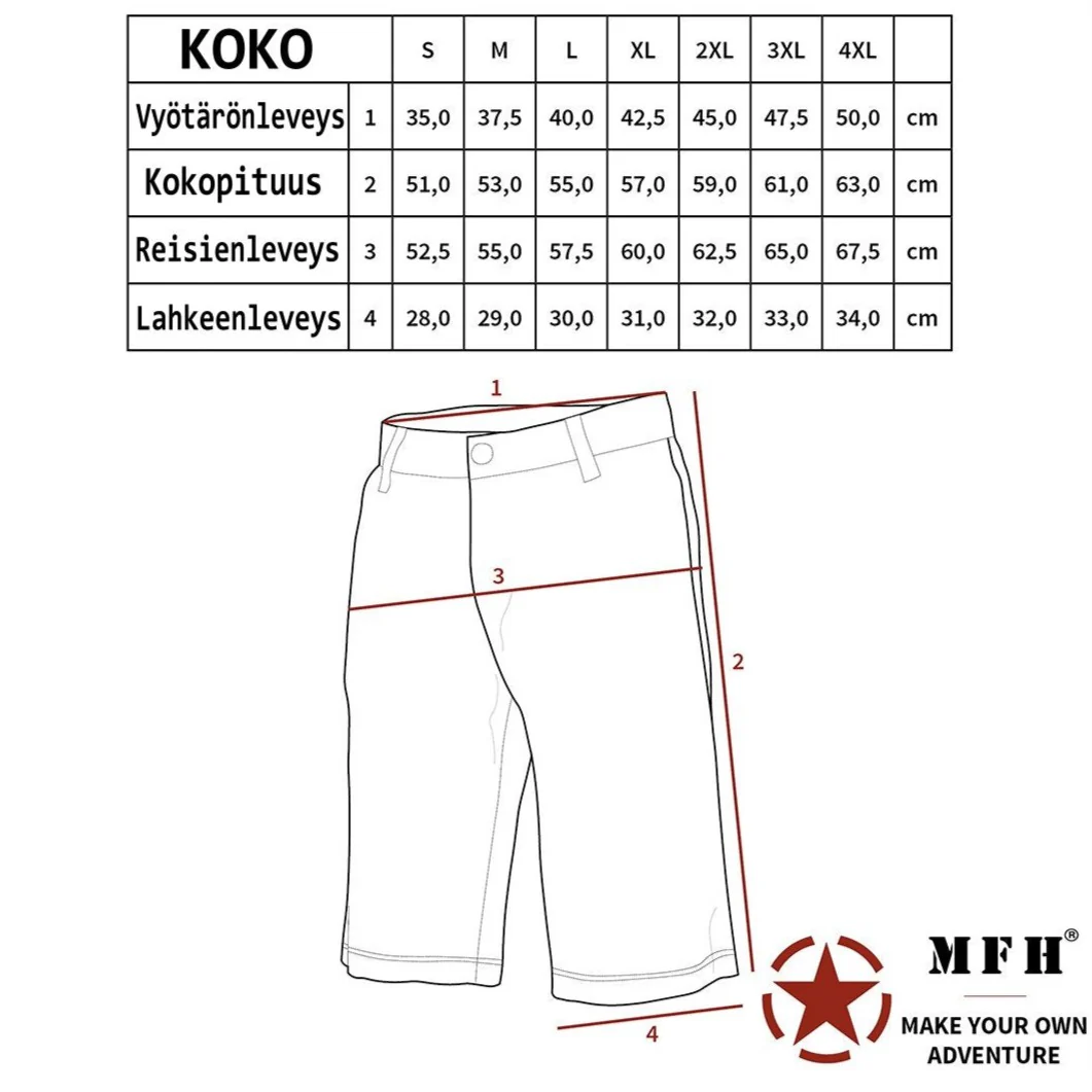 SHORTSIT - BERMUDA JOGGER M 95 CZ camouflage - Image 3