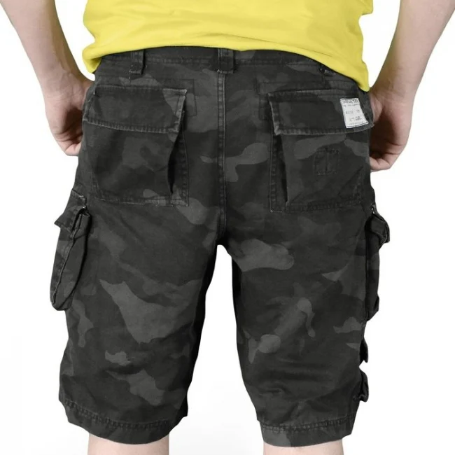 SHORTSIT - TROOPER SHORTS BLACKCAMO WASHED - SURPLUS - Image 2