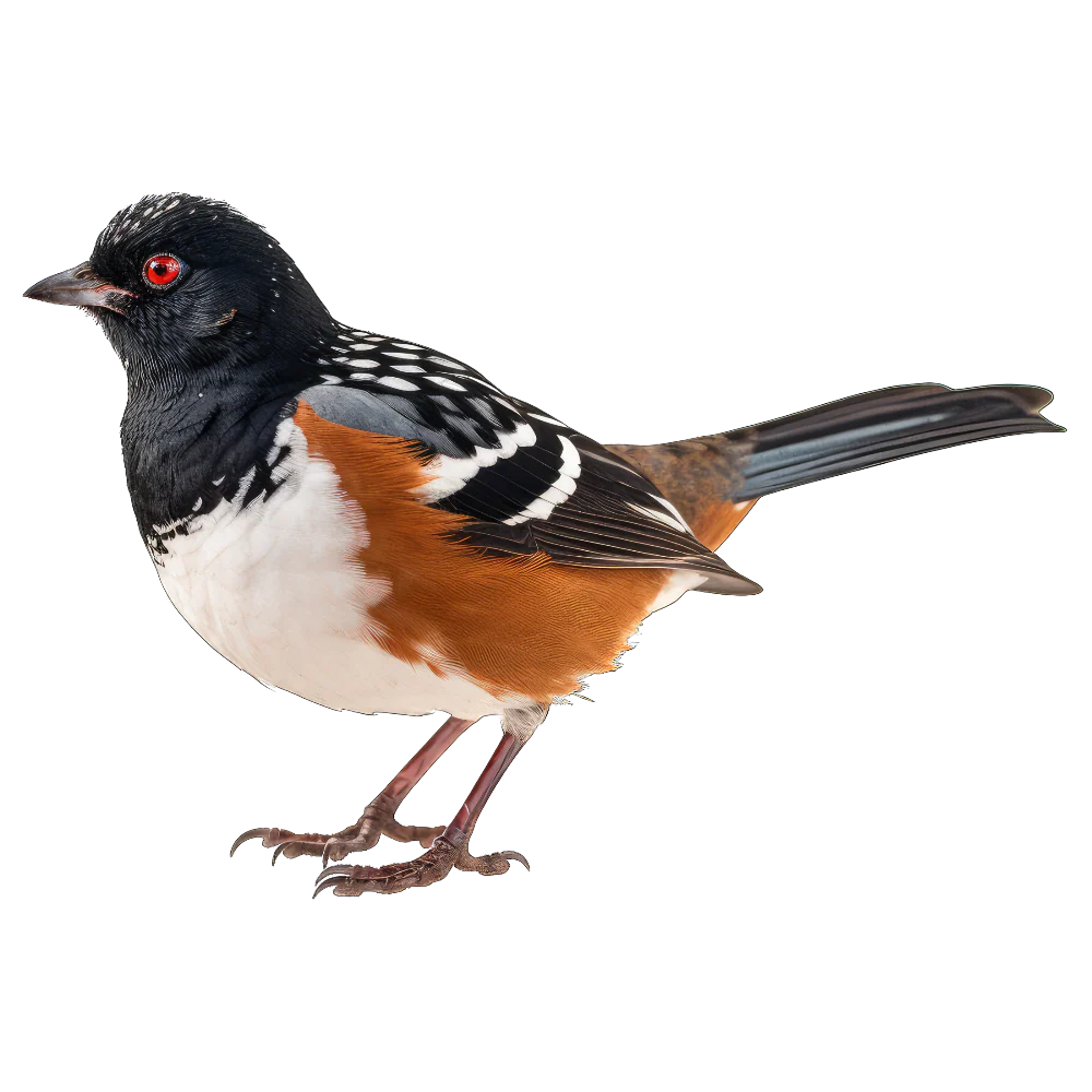 Spotted towhee bird 1- paitakuva