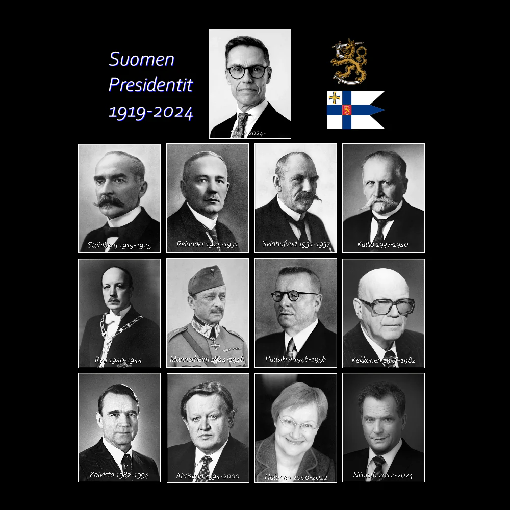SUOMEN PRESIDENTIT / 2019-2024 (00 2760a)