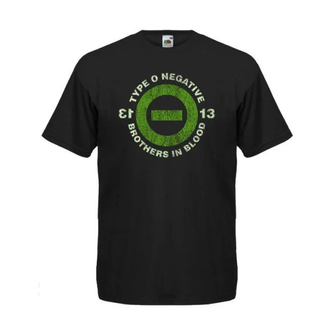 T-PAITA MUSTA - TYPE O NEGATIVE (00 2237)