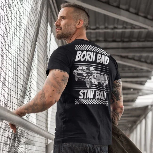 T-Paita - BORN BAD -  SPEED KINGS (00 437)