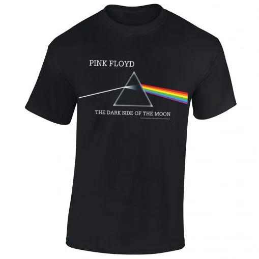 T-PAITA - DARK SIDE OF THE MOON LOGO - PINK FLOYD (LF8144)