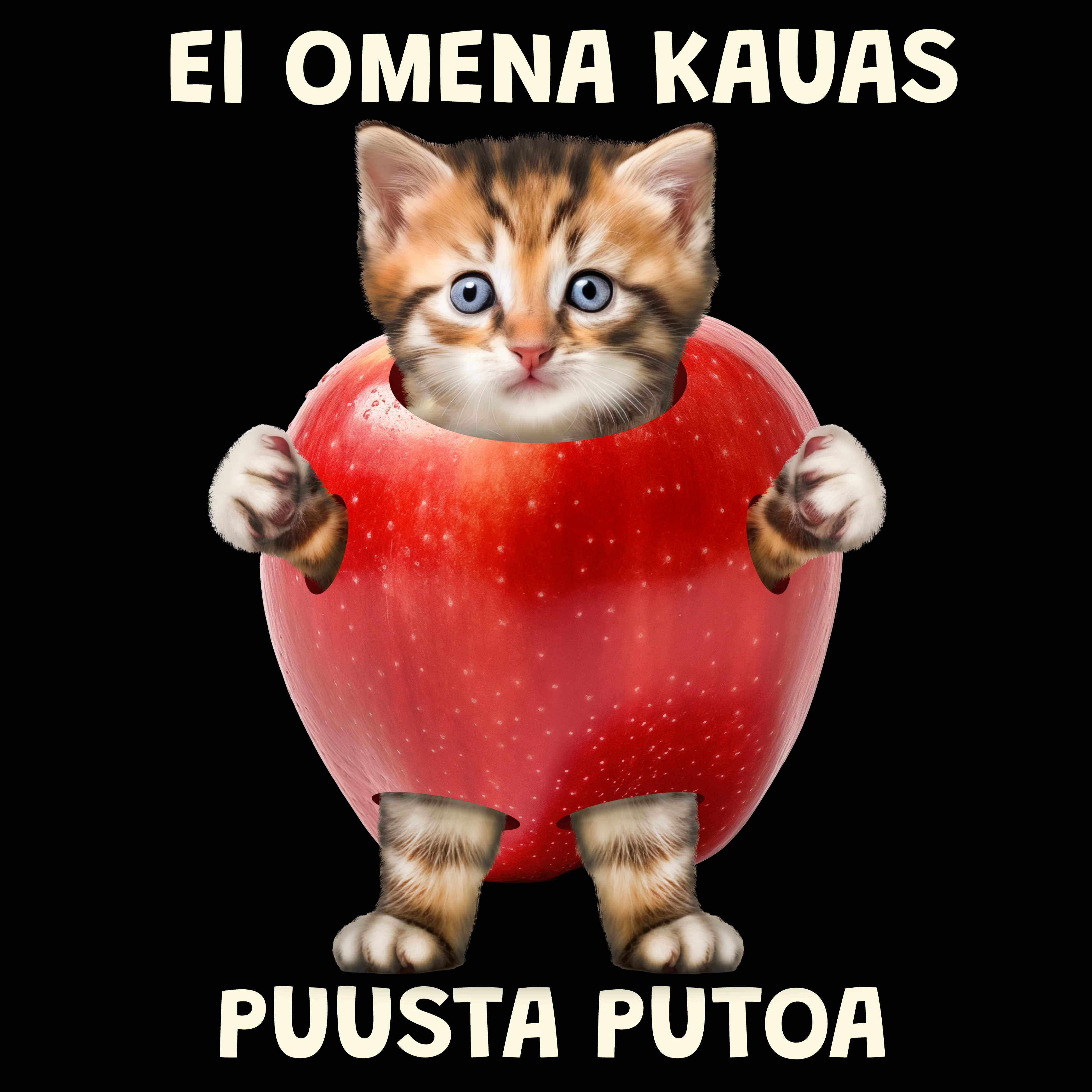 T-PAITA - EI OMENA KAUAS PUUSTA PUTOA (00 1114) - Image 2