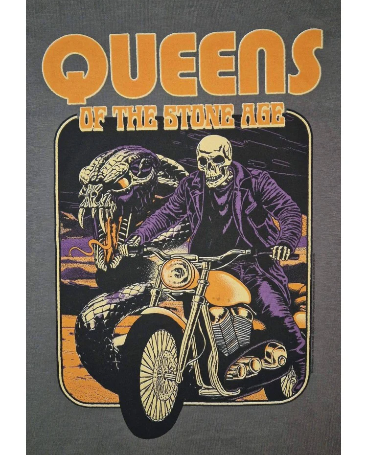 T-PAITA harmaa - Queens of the Stone Age Rider (LF8578) - Image 2