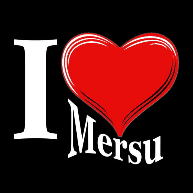 T-paita - I LOVE MERSU (MUSTA) (00 1810) - Image 2