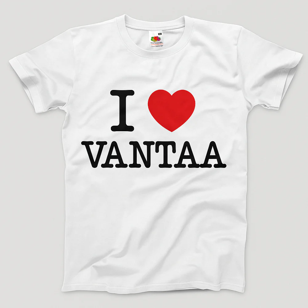 T-PAITA VALK. - I LOVE VANTAA