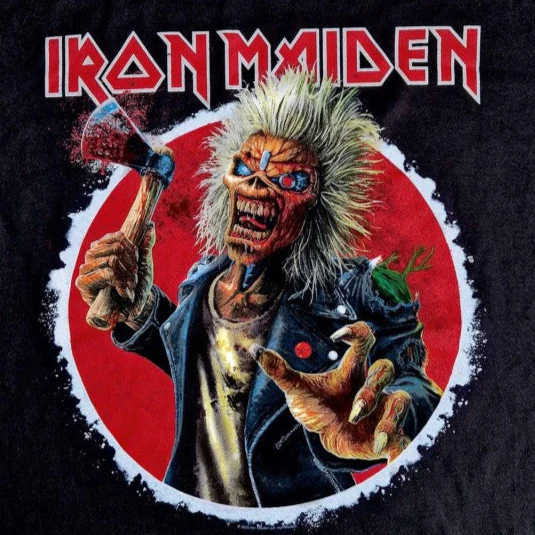 T-PAITA - Iron Maiden Axe Eddie Exploding Circle (LF8656) - Image 3