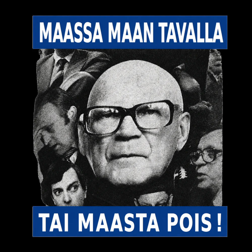 T-PAITA- KEKKONEN MAASSA MAAN TAVALLA TAI MAASTA POIS! (00 754) - Image 2