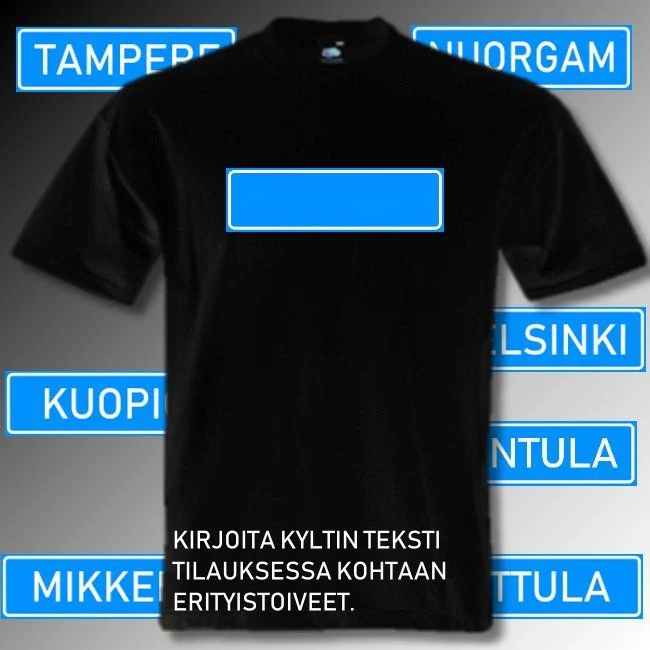 T-PAITA KOTISEUTU musta