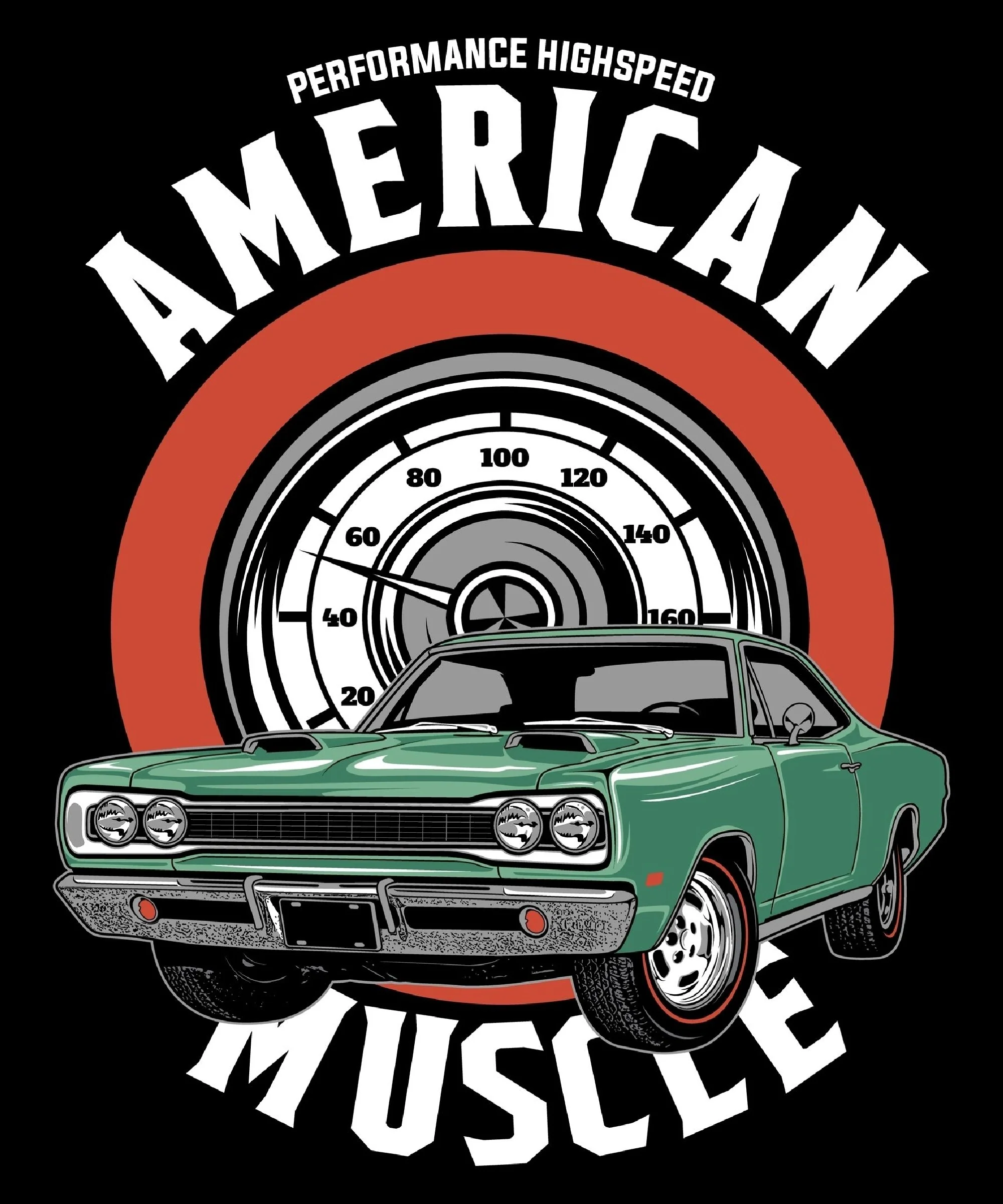 PITKÄHIHAINEN T-PAITA MUSTA - AMERICAN MUSCLE (00 465) - Image 2