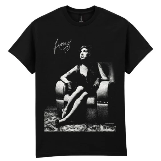 T-PAITA musta - Amy Winehouse Bawchair (LF8705)