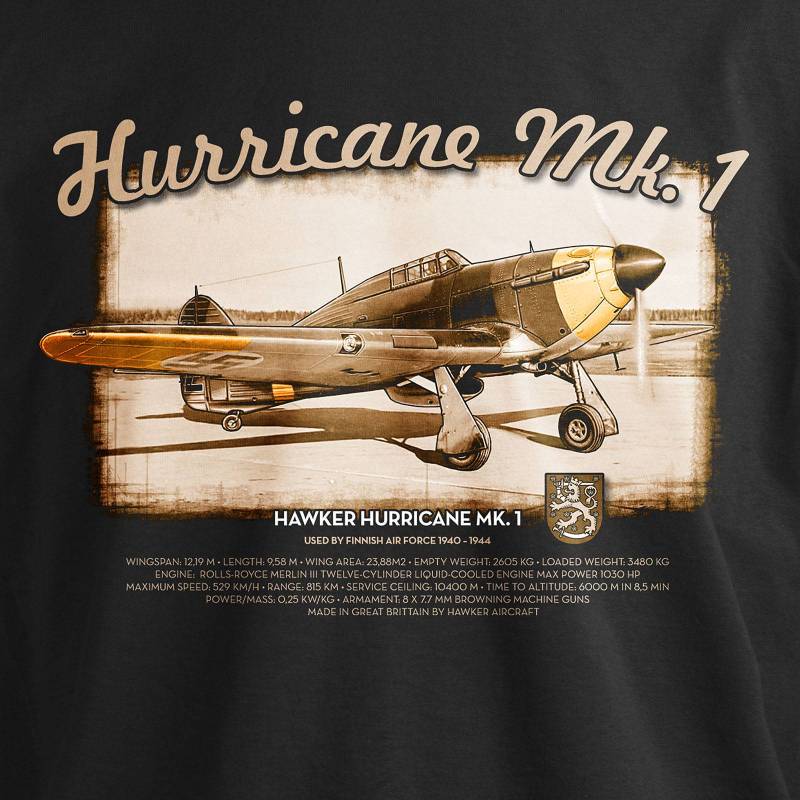 T-PAITA musta - DC Hurricane - Image 2