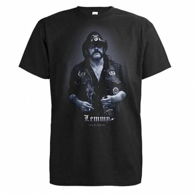 T-PAITA musta - DC Lemmy 1945-2015