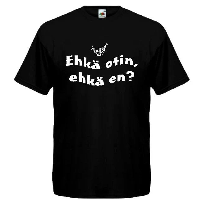 T-PAITA musta - Ehkä otin, ehkä en? (3084)